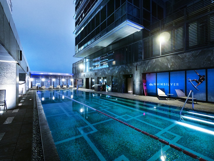 台北萬豪酒店戶外泳池